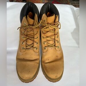 Timberland Tan Lace-Up Women's Boots